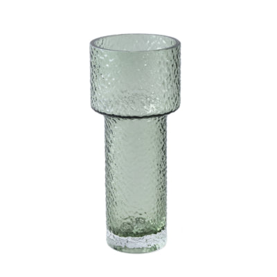 Ptmd vase blane s vert 20 cm | 12 pièces