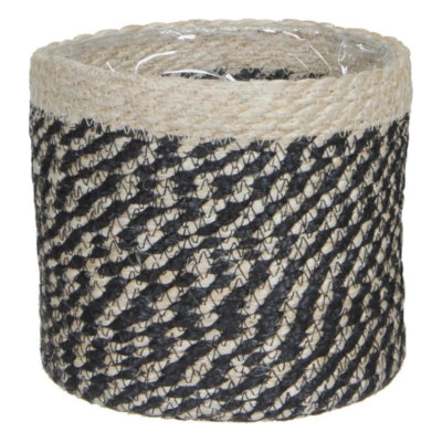 Panier en mica bonaparte noir 20 cm | 12 pièces