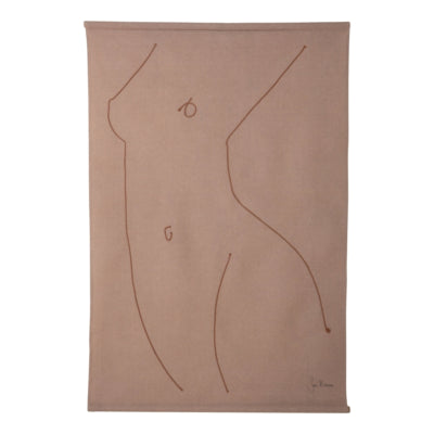 Hkliving (r) tapisserie silhouette femme par sella molenaar 147 cm | 3 pièces