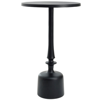 Ptmd table d'appoint resha noir 62 cm | 2 pièces