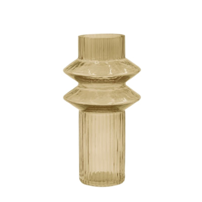 Ligne de vase Bepurehome ambre 21 cm | 9 pièces