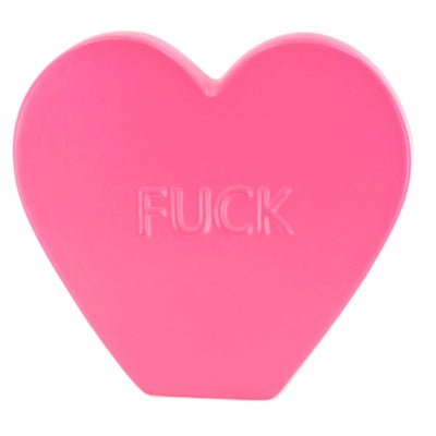 Housevitamin statue bonbons coeur baise rose 19,5 cm | 6 pièces