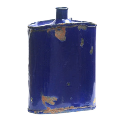 Vase cantine jady métal bleu 20 cm | 8 pièces