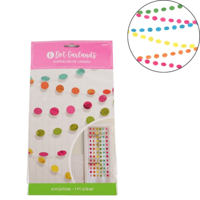 Amscan guirlande suspendue multicolore 213 cm 6 pièces | 12 pièces