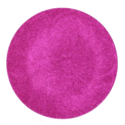 Assiette décorative Daan en bois courbé mélamine brillant rose fuchsia 28 cm 2 assortis | 18 pièces