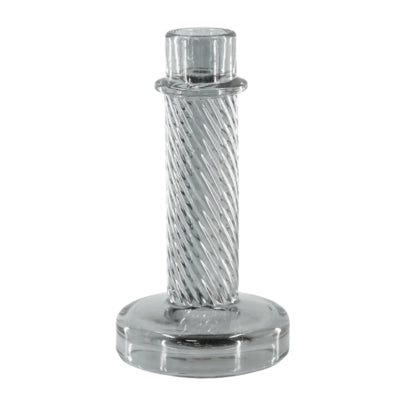 Housevitamin chandelier twist verre fumé gris 15 cm | 24 pièces