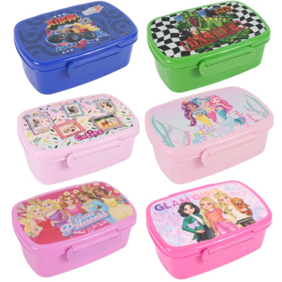 Boîte à lunch univers maison enfants 17,5 cm 6 assortis | 24 pièces