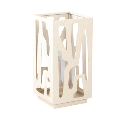 Ptmd lanterne crème rosée 32 cm | 2 pièces