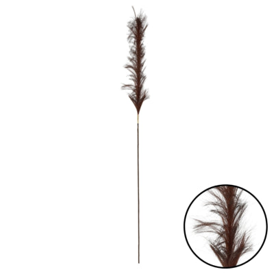 Countryfield branche artificielle plume m marron 112 cm | 24 pièces