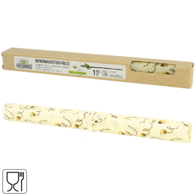 Feuille de cire d'abeille Greenminds 30 x 90 cm | 12 pièces
