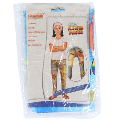 Leggings stretch flower power enfants | 24 pièces