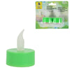 Deco Heitmann Bougie chauffe-plat LED à piles vert 4,5 cm 2 pièces | 20 pièces