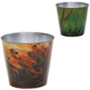 Pot de fleurs bob plume xl 17 cm 2 assortis | 12 pièces
