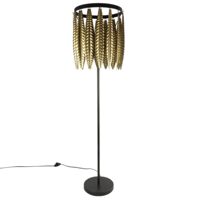 Countryfield lampadaire kikkan l couleur laiton 141 cm | 2 pièces