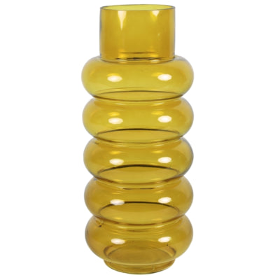 Countryfield vase nikky l jaune moutarde 35 cm | 4 pièces