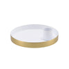 Bougeoir Daan en bois courbé rond marrakech blanc 12 cm | 8 pièces