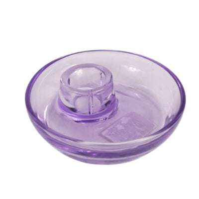 Bougeoir Mila violet 10 cm | 24 pièces