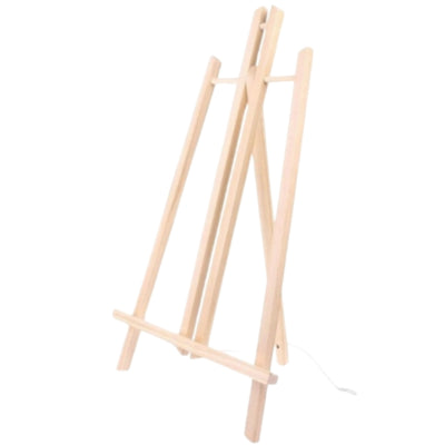 Chevalet de table modèle bois naturel 50 cm | 12 pièces
