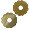 Stjernsund anneau de bougie fleur de loua couleur laiton 9,3 cm | 24 pièces