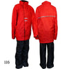 Combinaison de pluie Ralka rouge noir taille 116 | 14 pièces