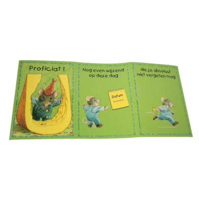 Carte de voeux double avec enveloppe félicitations 15x21 cm 2 assortis | 100 pièces