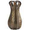 Light Living Vase lumineux et vivant abajo couleur bronze antique 43 cm | 2 pièces