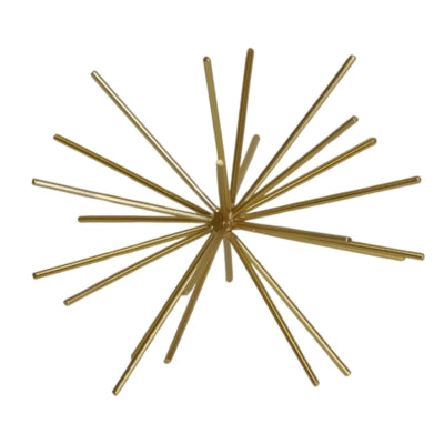 Housevitamin ornement feu d'artifice métal doré 15 cm | 24 pièces
