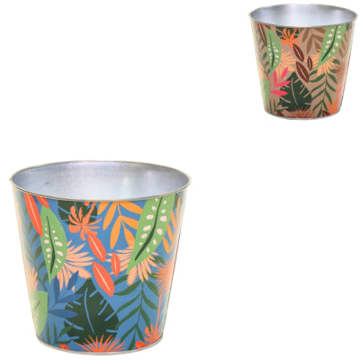 Pot de fleurs bob jungle s 11 cm 2 assortis | 24 pièces