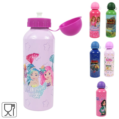 Flacon métal sous licence 500 ml 6 assortis | 48 pièces