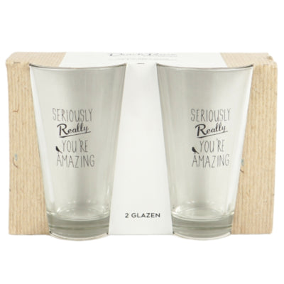 Verres à long drink à la rose hollandaise 330 ml lot de 2 pièces | 8 pièces