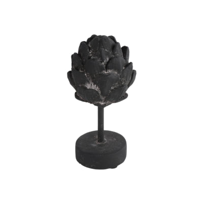 Countryfield statue artichaut sur pied davor noir 18 cm | 12 pièces
