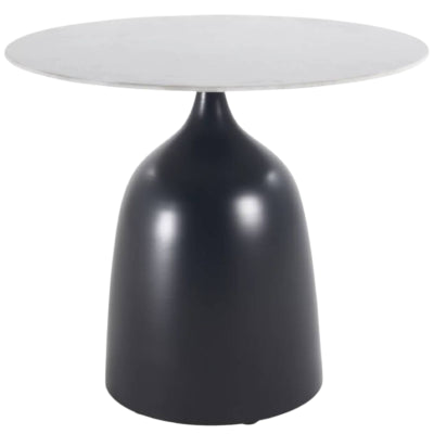 Ptmd Table d'appoint Anna anthracite 48 cm | 2 pièces