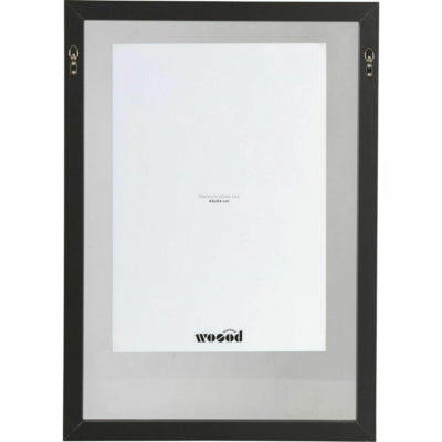 Cadre photo Woood Blake noir 44 x 64 cm | 4 pièces