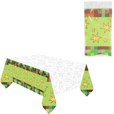 Amscan nappe tnt minecraft vert 137 x 243 cm | 24 pièces