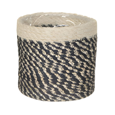 Panier en mica bonaparte noir 14 cm | 18 pièces