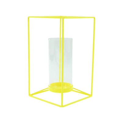 Lanterne Housevitamin jaune 20 cm | 6 pièces