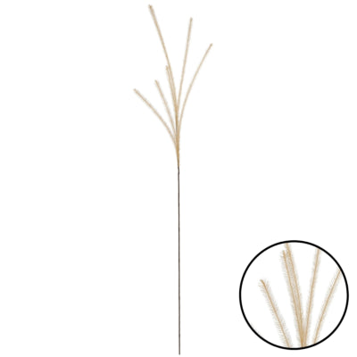 Branche artificielle Countryfield avec 6 plumes de pêche 112 cm | 24 pièces