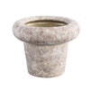 Ptmd pot de fleur relandi l gris 31 cm | 2 pièces