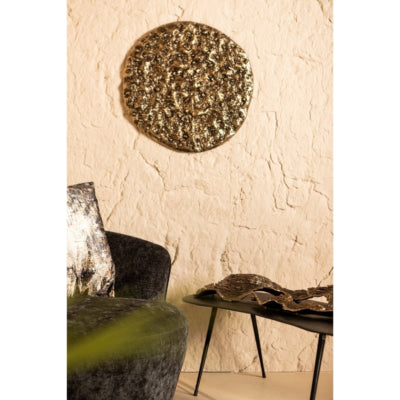 Ptmd panneau mural victoire aluminium doré 59 cm | 2 pièces