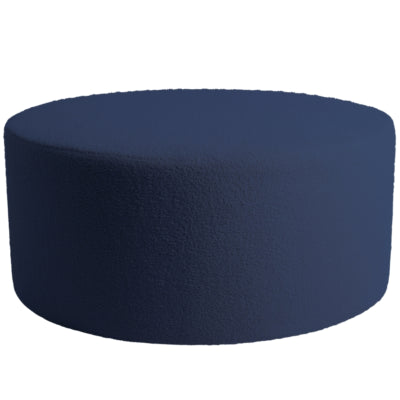 Ptmd pouf evie teddy bleu 90 cm