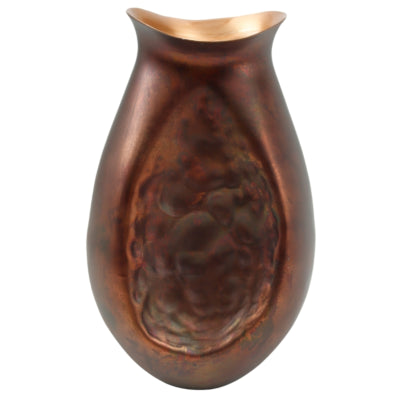 Pot de fleur Ptmd yinna couleur cuivre 38 cm | 2 pièces