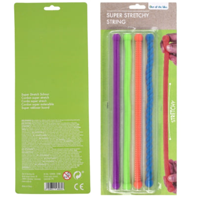Corde anti-stress super extensible 27 cm lot de 4 | 24 pièces