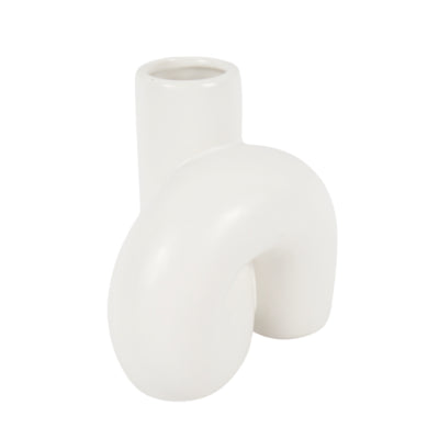 Vase twist blanc 11,5 cm | 16 pièces