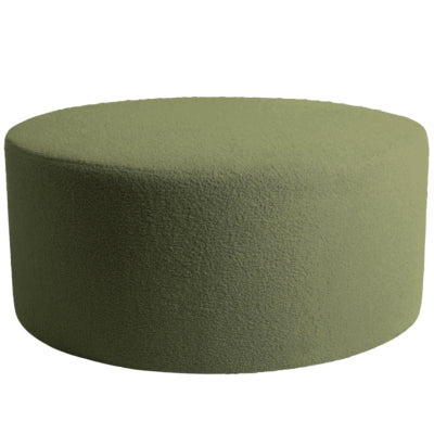 Ptmd pouf evie teddy vert 90 cm