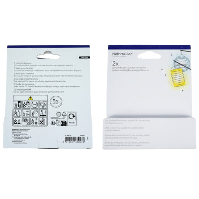 Amscan bougies lanternes blanc 1,8 x 10,5 cm lot de 2 | 40 pièces