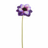 J-line fleur artificielle anémone violet 40 cm | 24 pièces