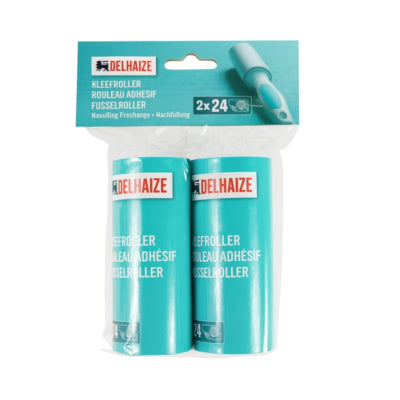 Recharge pour rouleaux adhésifs Delhaize, lot de 2 | 24 pièces