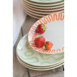 Assiette J-line motif vert 22 cm | 12 pièces - afbeelding 2