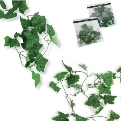 Guirlande de lierre végétal artificiel 180 cm 2 assortis | 24 pièces