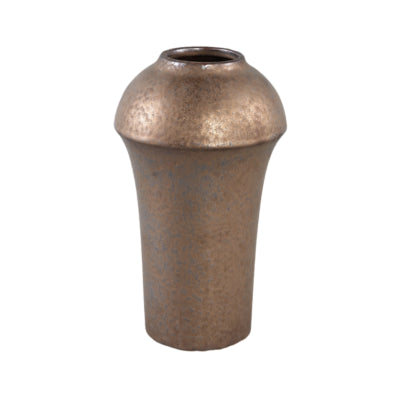 Ptmd pot de fleur desyah s couleur bronze 26 cm | 8 pièces